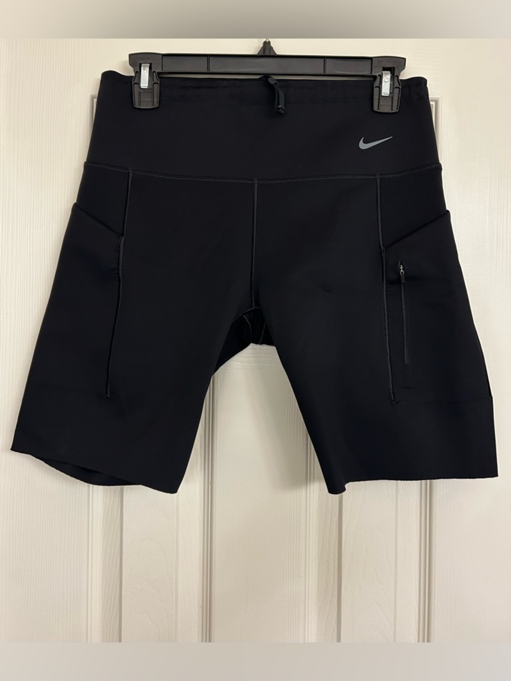Nike Black Running Shorts with Zip Pocket